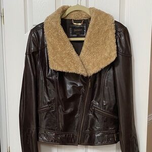 Laundry by Shelli Segal Black and Gold Chain Accent